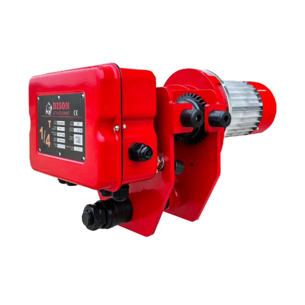 Bison 0.25Ton Motorized Trolley - 115v/230v, Single Phase