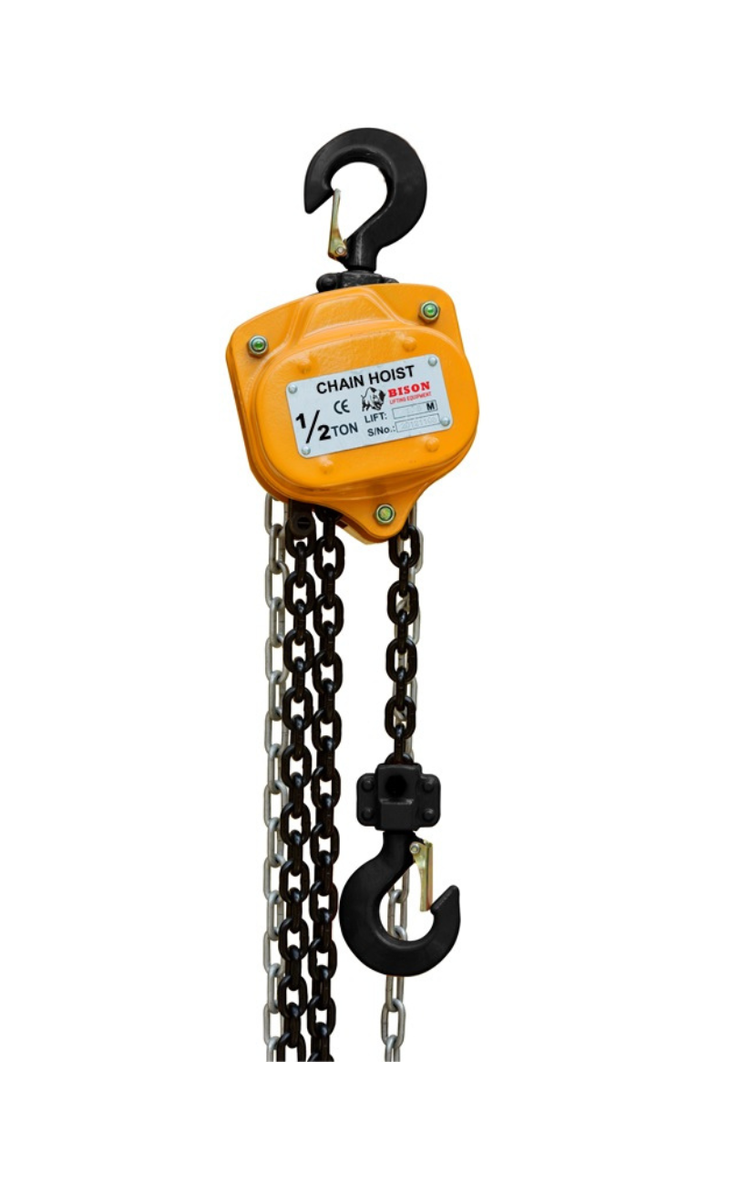 Bison Hand Chain Hoist - Economy Black Chain