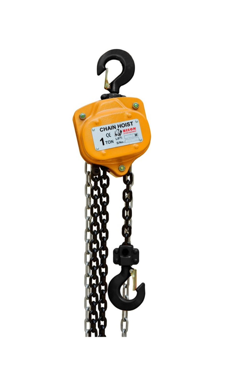 Bison Hand Chain Hoist - Economy Black Chain