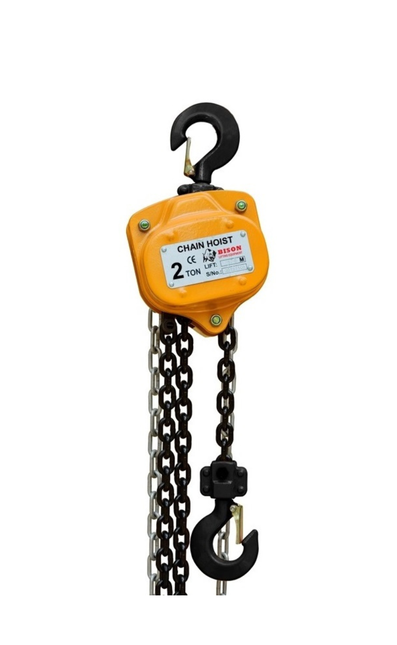 Bison Hand Chain Hoist - Economy Black Chain